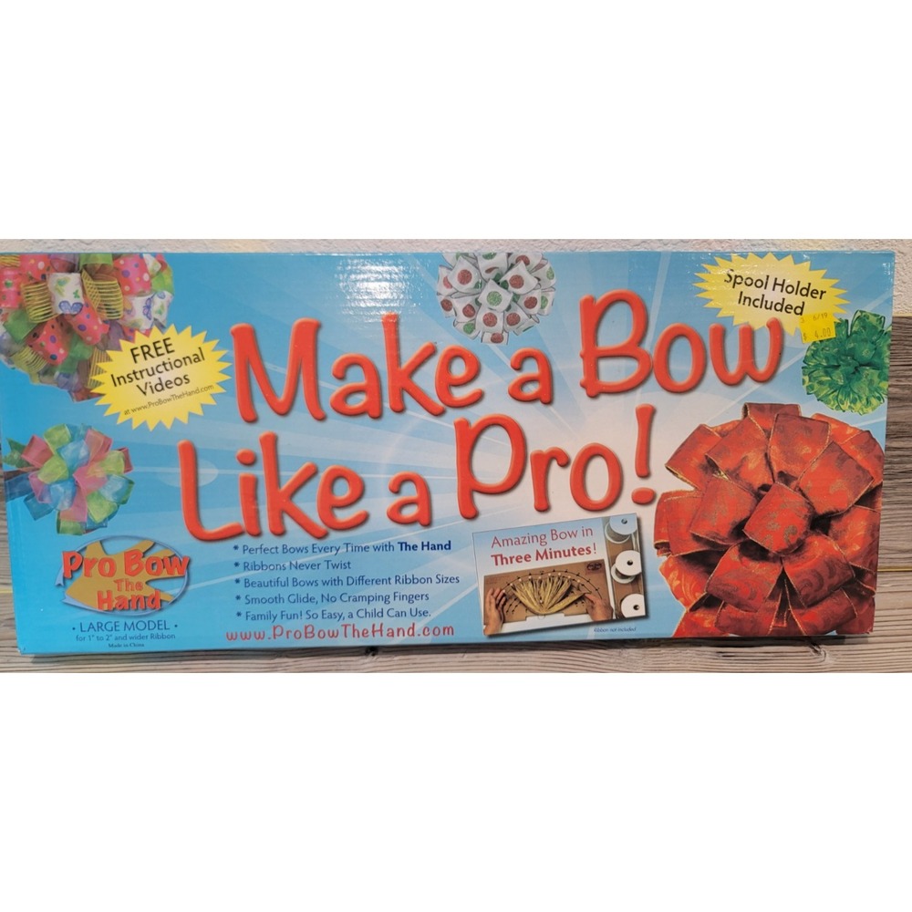 Make A Bow Like A Pro Perfect Bows Complete Set Hardwood Board Large Model